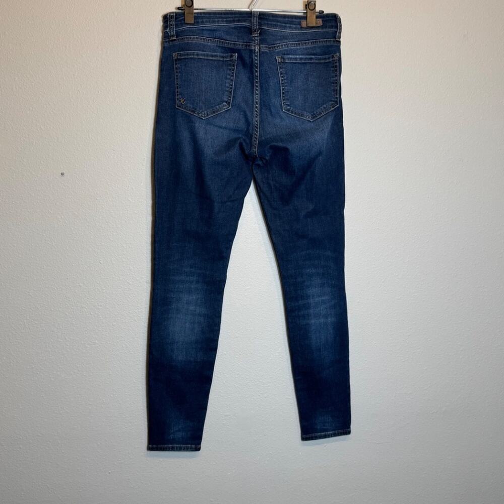 Kut From the Kloth jeans med wash lightly distressed skinny stretch denim Sz 8 - Picture 3 of 10